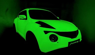 Δύο Nissan Juke που… φωσφορίζουν