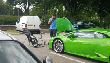 Τύπος με Lamborghini τα βρήκε… μπαστούνια!