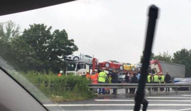 7 καινούργιες Porsche Cayman GT4 καταστράφηκαν… ταυτόχρονα!