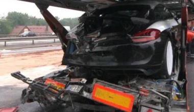 7 καινούργιες Porsche Cayman GT4 καταστράφηκαν… ταυτόχρονα!