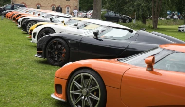 1η συγκέντρωση ιδιοκτητών Koenigsegg (video)