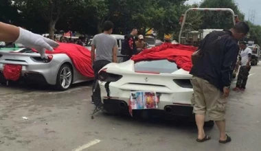 Μια Ferrari 488 GTB τρακάρει άλλη… 488 GTB