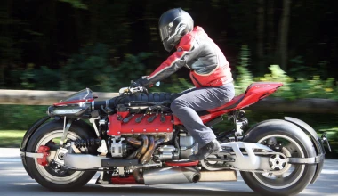 Μοτοσικλέτα με κινητήρα Maserati 470 ίππων (video)