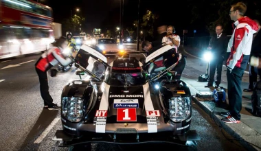 Porsche 919 και Panamera Ε-Ηybrid στο Λονδίνο (video)