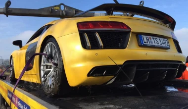 Audi R8 που πήγε για… μπάνιο (video)