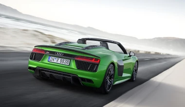 Audi R8 Spyder V10 plus: Ανοικτή απόλαυση με 610 ίππους