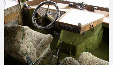 Ξύλινο Unimog τροχόσπιτο του 1961