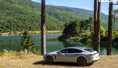 Με την Porsche Panamera 4 E-Hybrid στη λίμνη Δόξα