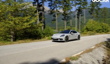 Με την Porsche Panamera 4 E-Hybrid στη λίμνη Δόξα