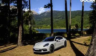 Με την Porsche Panamera 4 E-Hybrid στη λίμνη Δόξα