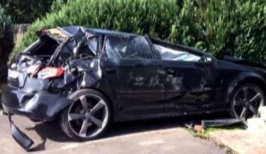 Audi RS3 «πέταξε» εκτός πίστας με 200 km/h (video)