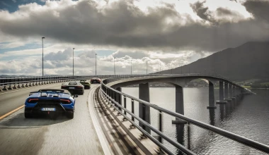 Μαγεία: Ταξίδι με τις Lamborghini στη Νορβηγία (vid)