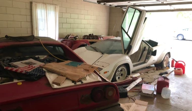 Πώς μια Lamborghini Countach βρέθηκε σε αυτό το γκαράζ;