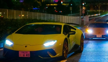 Πάνω από 200 Lamborghini γιορτάζουν στην Ιαπωνία
