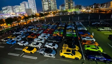 Πάνω από 200 Lamborghini γιορτάζουν στην Ιαπωνία
