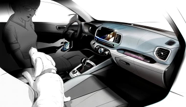Τα σκίτσα του Hyundai Venue αφήνουν… υποσχέσεις
