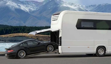 Απίστευτα τροχόσπιτα με… γκαράζ (φωτογραφίες)