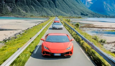 Με Lamborghini Huracan EVO στη Νορβηγία (vid)