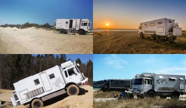 Στην Ελλάδα το τροχόσπιτο-τέρας των 14 τόνων