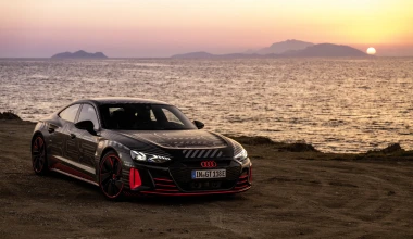 Οδηγούμε το ηλεκτρικό Audi RS e-tron GT των 646 ίππων, στη Ρόδο!