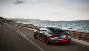 Οδηγούμε το ηλεκτρικό Audi RS e-tron GT των 646 ίππων, στη Ρόδο!