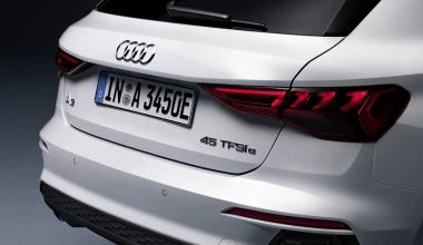 Audi A3 Sportback 45 TFSI e: Plug-in με 245 ίππους και 1,5 lt/100km κατανάλωση
