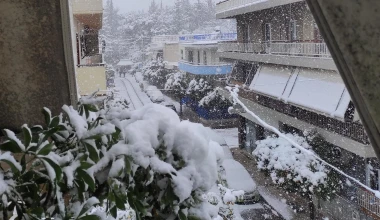 Μήδεια: Η Αθήνα στα λευκά (φωτογραφίες)