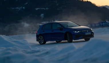 Το Volkswagen Golf R ξεδιπλώνει τις αρετές του στο χιόνι! (video)