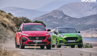 Δοκιμή Hyundai Kona N Line Vs Ford Puma ST: Τα SUV… τρελάθηκαν!