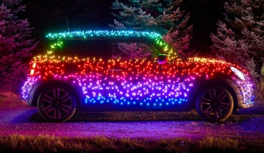 Η Mini στολίζει ένα Cooper με 2.000 LED για φιλανθρωπικούς σκοπούς!