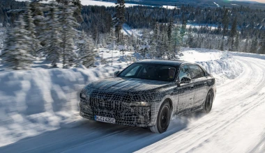 Η BMW i7 σε δοκιμές δυναμικής οδήγησης στον Αρκτικό Κύκλο