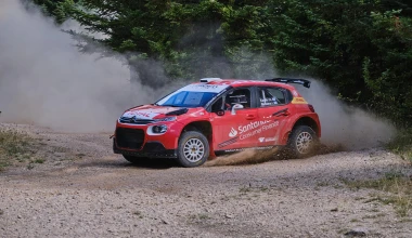 ΕΚΟ Ράλλυ Ακρόπολις: Στο δεξί μπάκετ του Citroen C3 Rally2 του Χ. Καρέλλη