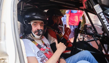 ΕΚΟ Ράλλυ Ακρόπολις: Στο δεξί μπάκετ του Citroen C3 Rally2 του Χ. Καρέλλη