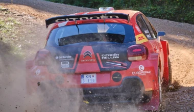 ΕΚΟ Ράλλυ Ακρόπολις: Στο δεξί μπάκετ του Citroen C3 Rally2 του Χ. Καρέλλη