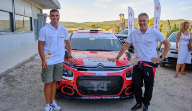Στο δεξί bucket της Citroen Καρέλλης Racing Team, λίγο πριν το EKO Ράλλυ Ακροπολις 2023!
