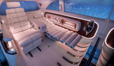 Mercedes-Benz Vision V: Το μέλλον στα van με τηλεόραση 65’’ για τους πίσω επιβάτες! 