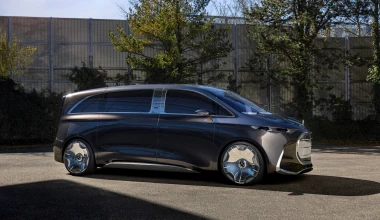 Mercedes-Benz Vision V: Το μέλλον στα van με τηλεόραση 65’’ για τους πίσω επιβάτες! 