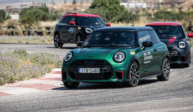 Οδηγούμε στην πίστα των Μεγάρων όλα τα MINI John Cooper Works