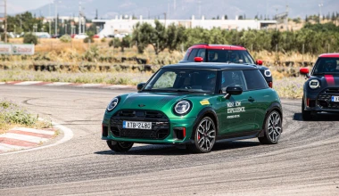 Οδηγούμε στην πίστα των Μεγάρων όλα τα MINI John Cooper Works