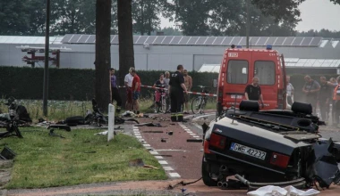 Τρομακτικό ατύχημα με Audi S8 στο Βέλγιο

