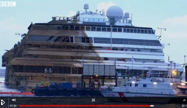 Όρθιο το Costa Concordia