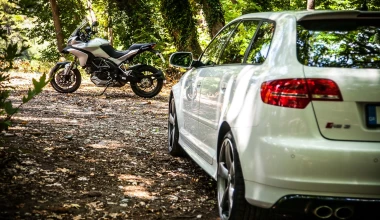 Audi RS3 vs Ducati Multistrada 1200