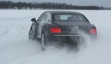 Bentley on ice