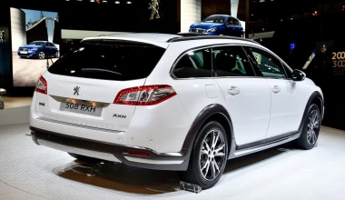 Peugeot 508 facelift & RXH @ Paris