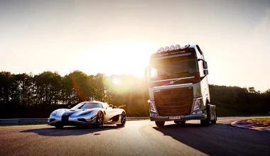 Κόντρα: Τράκτορας Volvo VS Koenigsegg (VIDEO)