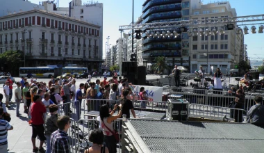 Πανεπιστημίου: κλειστή στα ΙΧ, ανοιχτή στον κόσμο