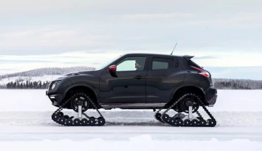 Nissan Juke RS με… ερπύστριες (VIDEO)