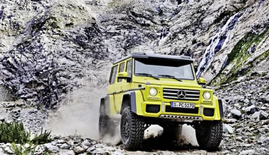 H Mercedes G500 4x4^2 concept εν δράσει
