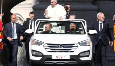 Μοναδικό Hyundai Santa Fe για τον Πάπα