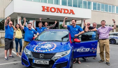 Ρεκόρ κατανάλωσης για το Honda Civic Tourer